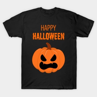 Happy Halloween Pumpkin Face #2 T-Shirt